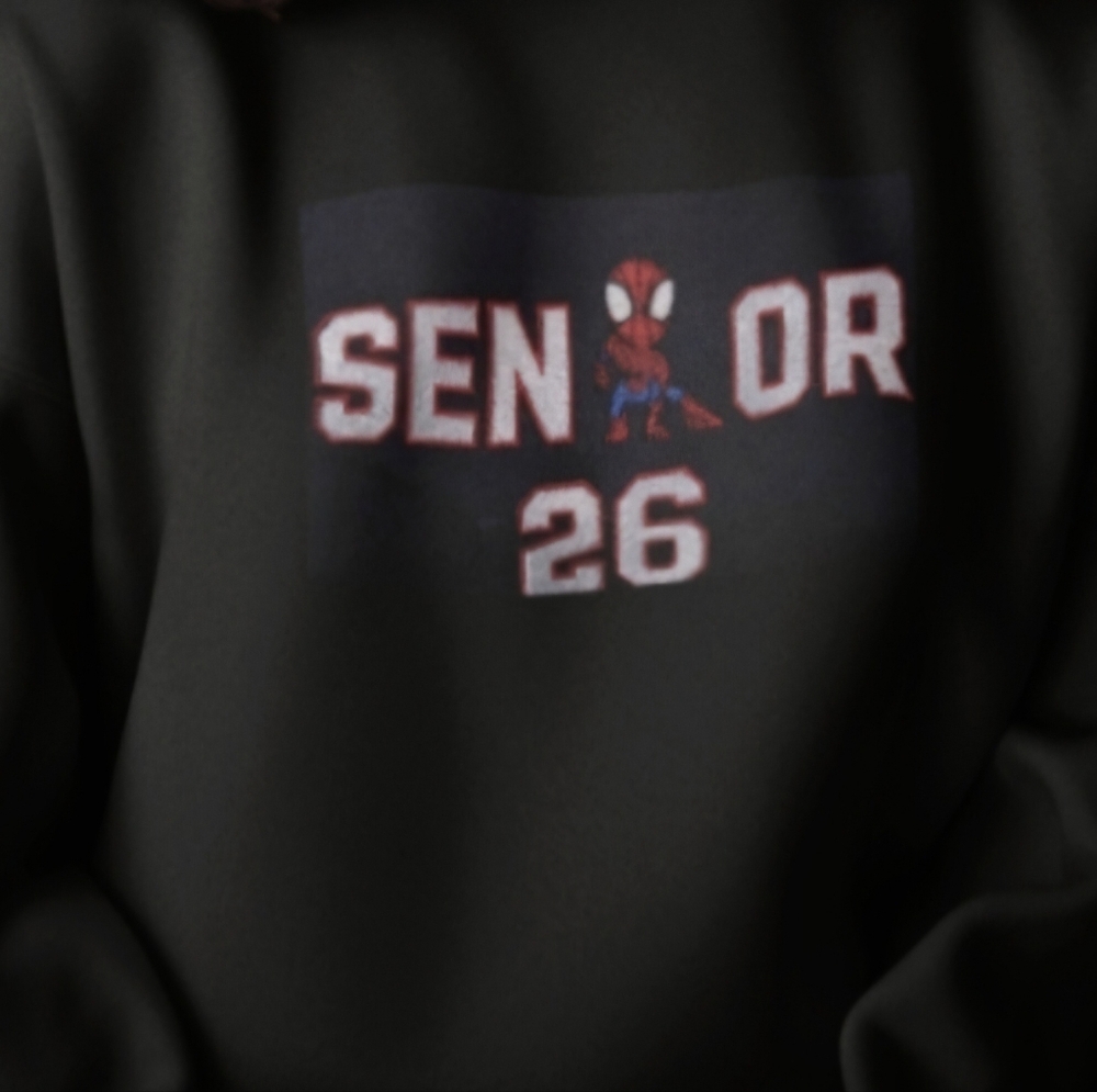 Men's Black Graphic Sweater